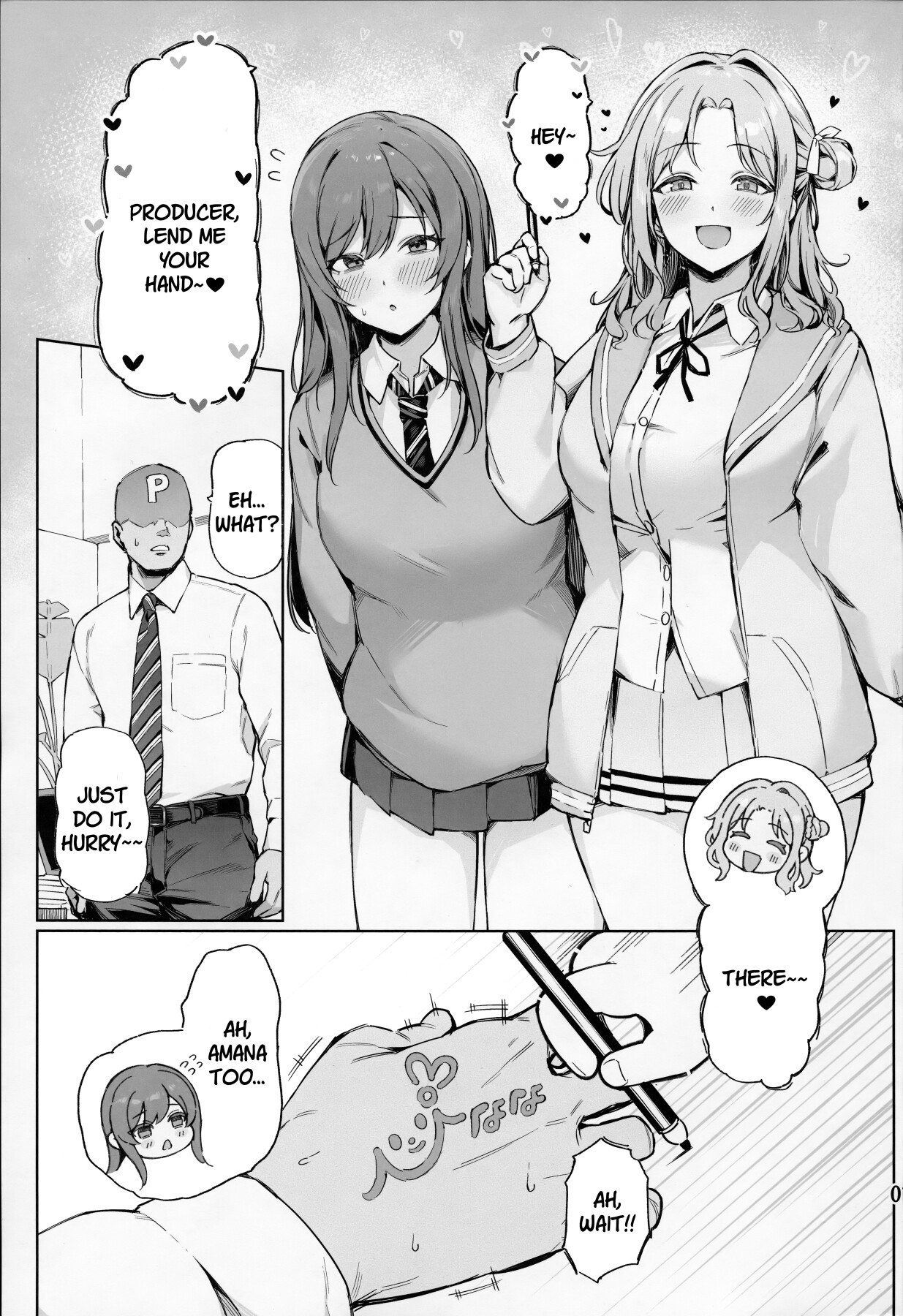 Hentai Manga Comic-283 idols whose love is heavy-Read-2